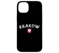 Krakow Poland Vintage Polish Flag Proud Pole Case for iPhone 14 Plus