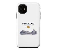 Krakow Poland Vintage Skyline Retro Graphic Case for iPhone 11