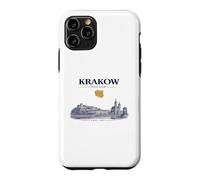 Krakow Poland Vintage Skyline Retro Graphic Case for iPhone 11 Pro