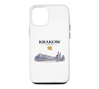 Krakow Poland Vintage Skyline Retro Graphic Case for iPhone 12/12 Pro