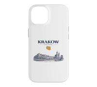 Krakow Poland Vintage Skyline Retro Graphic Case for iPhone 14