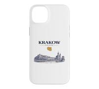 Krakow Poland Vintage Skyline Retro Graphic Case for iPhone 14 Plus