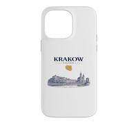 Krakow Poland Vintage Skyline Retro Graphic Case for iPhone 14 Pro Max