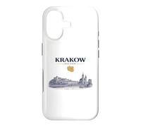 Krakow Poland Vintage Skyline Retro Graphic Case for iPhone 17