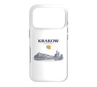 Krakow Poland Vintage Skyline Retro Graphic Case for iPhone 17 Pro