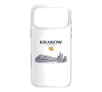 Krakow Poland Vintage Skyline Retro Graphic Case for iPhone 17 Pro Max
