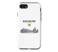 Krakow Poland Vintage Skyline Retro Graphic Case for iPhone SE (2020) / 7/8