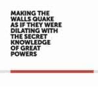 Krakowiak, Katarzyna - Making the Walls Quake As If They W