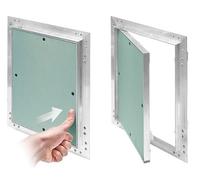 KRAL13 Inspection Flap GK Insert 400 x 600 mm Plasterboard 12.5 mm Inspection Door Inspection Service Door 40 x 60 cm Maintenance Cleaning Flap Maintenance Opening with Aluminium Frame Suitable for