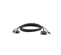 Kramer DVI-I Cable (M) to 15 Pin HD (M) with 3.5 mm Stereo Audio Cable (C-MDMA/MGMA-6) ELECTRONICS 1.8M, DVI-I/3.5MM - VGA/3.5MM, DVI-I/3.5MM, VGA/3.5MM, 1.8M, Black