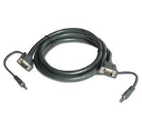 Kramer Electronics 15-pin HD + 3.5mm Audio Cable 15.2 m VGA (D-Sub) + 3.5mm Black