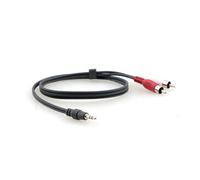 Kramer Electronics 3.5mm - 2 RCA, 3m audio cable Black, Red, White
