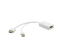 Kramer Electronics ADC-HM/DPF Cable interface/gender adapter HDMI DisplayPort White