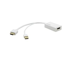 Kramer Electronics ADC-HM/DPF Cable interface/gender adapter HDMI DisplayPort White