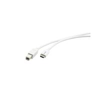 Kramer Electronics C-USB/CB-10 USB cable USB 2.0 3 m USB C USB B White