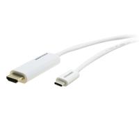 Kramer Electronics C-USBC/HM15 video cable adapter 4.6 m HDMI Type A (Standard) White