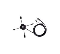 Kramer Electronics K-SPIDER 3 m DisplayPort + Mini DisplayPort + HDMI + USB Type-C HDMI Type A (Standard) Black