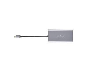 Kramer Electronics KDock-3 USB Hub Silver Grey