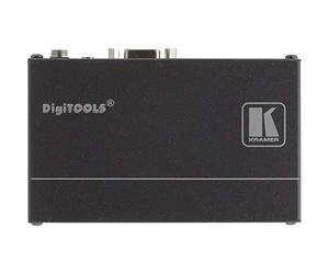 Kramer Electronics tp-580r Audio/Video Extender - A/V Extender (RS-232, 0 - 40 °C, -40 - 70 °C, 10 - 90%, 12 V, 188 x 114 x 24 mm Black