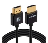 Kramer Flexible High Speed HDMI Cable with ETHERNET Ultra Flat Black (C-HM/HM/PICO/BK-6)