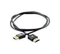 Kramer Flexible High Speed HDMI Cable with ETHERNET Ultra Flat Black (C-HM/HM/PICO/BK-6)