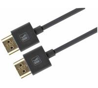 Kramer Premium High Speed Hdmi Lead, Ultra Slim Flexible Lead, 0.9M Black