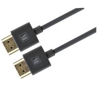 Kramer Flexible High Speed HDMI Cable with ETHERNET Ultra Flat Black (C-HM/HM/PICO/BK-6)