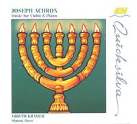 Kramer(Vln)Over(Pn) - Achron:Music for Vln & Pn