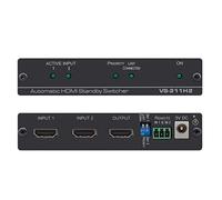 Kramer Electronics VS-211H2. Video port type: HDMI. Product colour: Black Bandwidth: 17.82 Gbit/s. Power consumption: 400 mA. Width: 120 mm Depth: 71.5 mm Height: 24.4 mm. Package width: 157 mm Package depth: 120 mm Package height: 87 mm