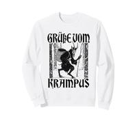 Kramperl Christmas Demon Ugly Christmas Grüsse Vom Krampus Sweatshirt