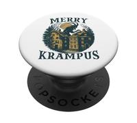 Kramperl T | Krampus mask | Legendary figure Krampus PopSockets Adhesive PopGrip