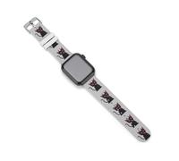 Krampus Black Cat Silicone Watch Straps Compatible For IWatch 38mm 40mm 42mm 44mm Watchbands