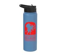 Krampus Christmas Believe in Him Occult Scary Folklore Stainless Steel Insulated Water Bottle