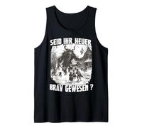 Krampus Costume Perchtenlauf Krampus Bad Santa Claus Tank Top