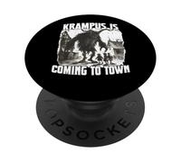 Krampus Demonic Santa Claus Kramperl T Krampus Run PopSockets Adhesive PopGrip