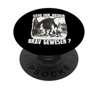 Krampus Demonic Santa Claus Kramperl T Krampus Run PopSockets Adhesive PopGrip