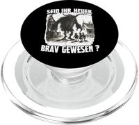 Krampus Demonic Santa Claus Kramperl T Krampus Run PopSockets PopGrip for MagSafe