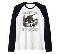 Krampus Demonic Santa Claus Kramperl T Krampus Run Raglan Baseball Tee