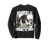 Krampus Demonic Santa Claus Kramperl T Krampus Run Sweatshirt