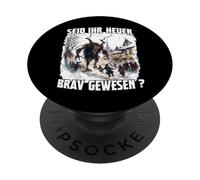 Krampus Evil Nikolaus Perchtenlauf Bartl T Krampus Costume PopSockets Adhesive PopGrip