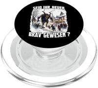Krampus Evil Nikolaus Perchtenlauf Bartl T Krampus Costume PopSockets PopGrip for MagSafe