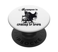 Krampus Evil Santa Claus - South German Krampus PopSockets Adhesive PopGrip