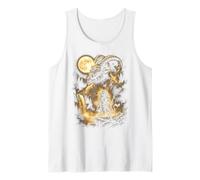 Krampus Howling at the Moon Meme Christmas 2026 Tank Top