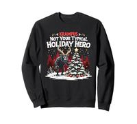 Krampus Lover Sarcastic Holiday Twisted Christmas Funny Dark Sweatshirt