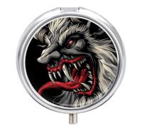 Krampus of The Yule Lord Pill Case Travel Medicine Organizer Box