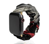 Krampus Of The Yule Lord Replacement Watchband Cute Printed Watch Strap Elastic Solo Loop Bands Compatible for Apple Watch 38mm/40mm