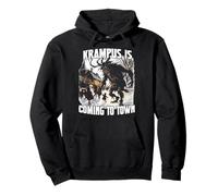 Krampus Perchten Run | Kramperl Perchten Mask | Evil Krampus Pullover Hoodie