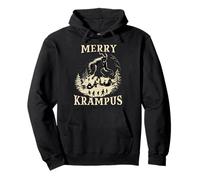 Krampus Run | Bad Santa Claus | Perchten Bartl Krampus Pullover Hoodie