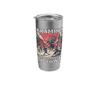 Krampus Run | Bad Santa Claus | Perchten Bartl Krampus Stainless Steel Insulated Tumbler