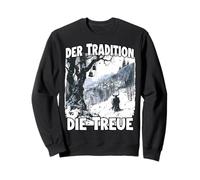 Krampus T Creepy Santa Claus Kramperl Krampus Mask Sweatshirt